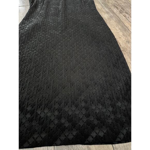 NWT Anne Fontaine Women's Black Gray Sandrine Cap Sleeves Sheath Dress Size 42 - Picture 7 of 12
